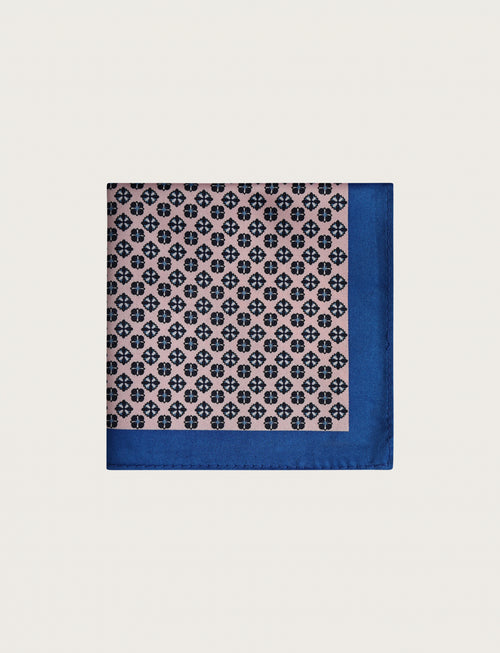 Floral and polka dot pattern clutch bag 