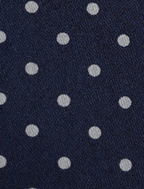 Floral and polka dot pattern clutch bag 