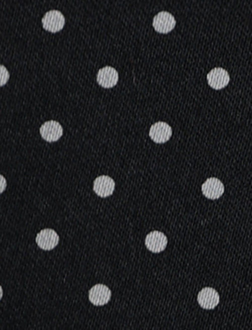 Floral and polka dot pattern clutch bag 