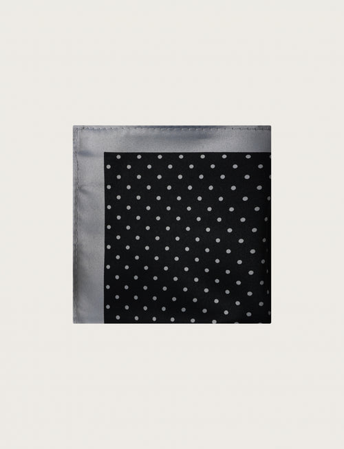 Floral and polka dot pattern clutch bag 