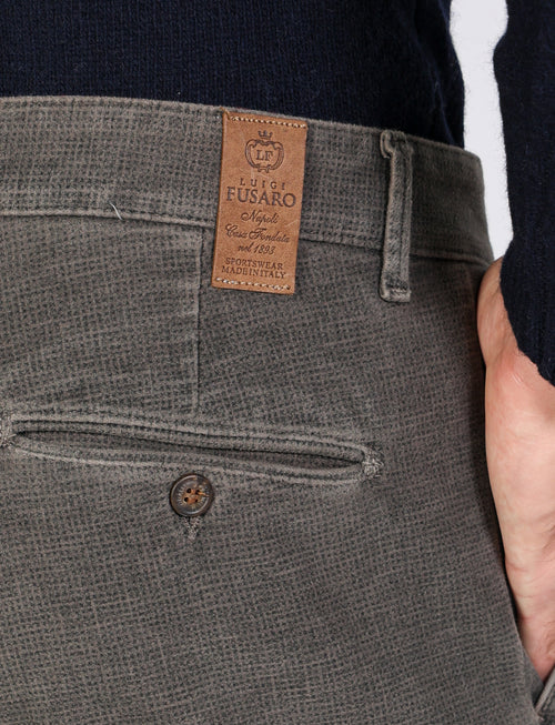 Pantalone in cotone fustagno