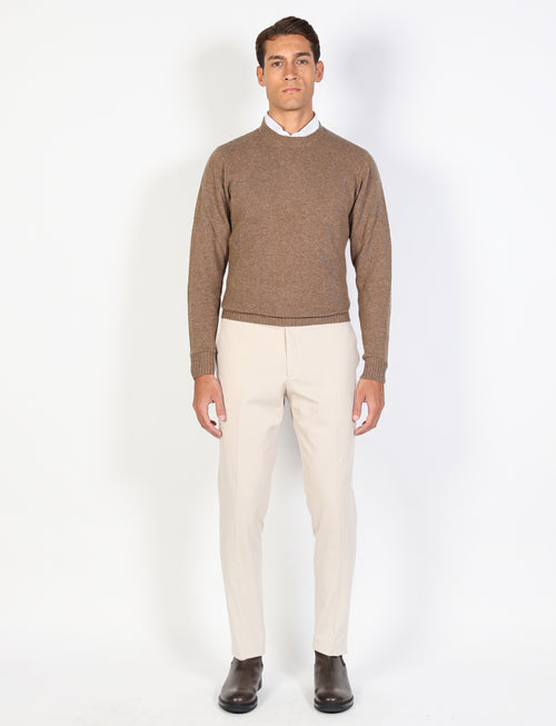 Maglia girocollo in lambswool