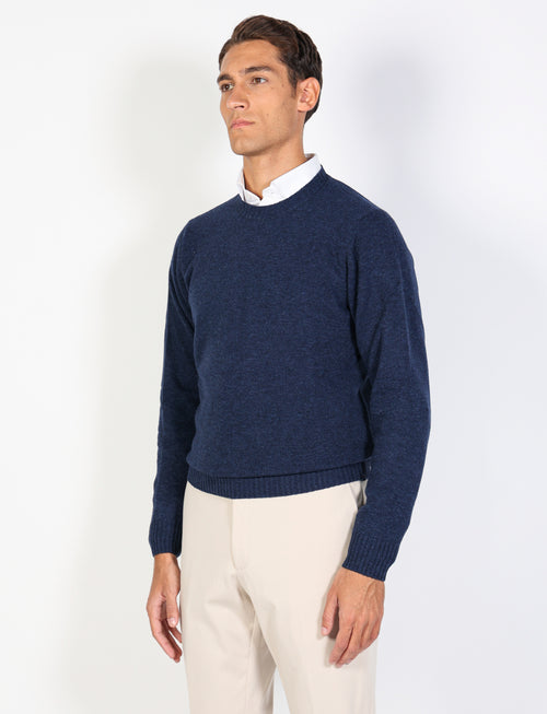 Maglia girocollo in lambswool