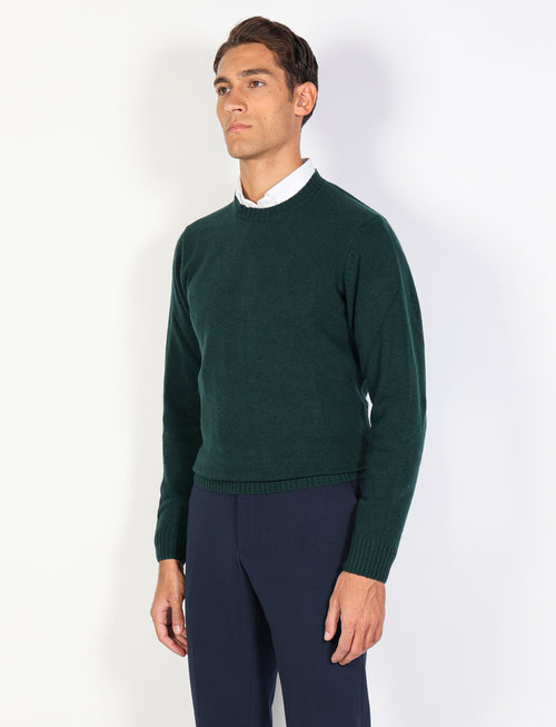 Lambswool crewneck sweater 
