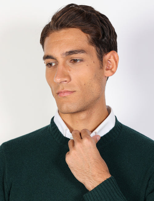 Lambswool crewneck sweater 