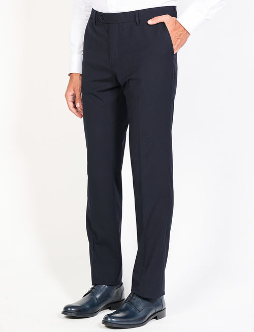 Classic solid color trousers 