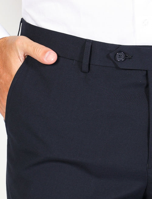 Classic solid color trousers 