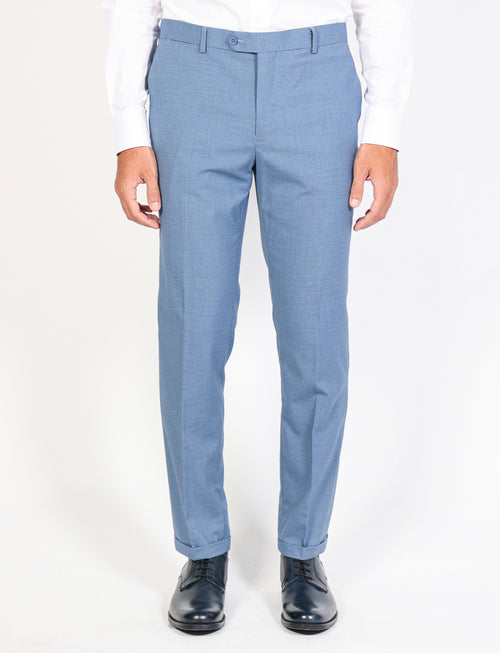 Pantaloni tinta unita classici |Colore:Celeste