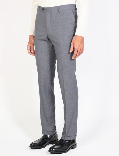 Classic solid color trousers 