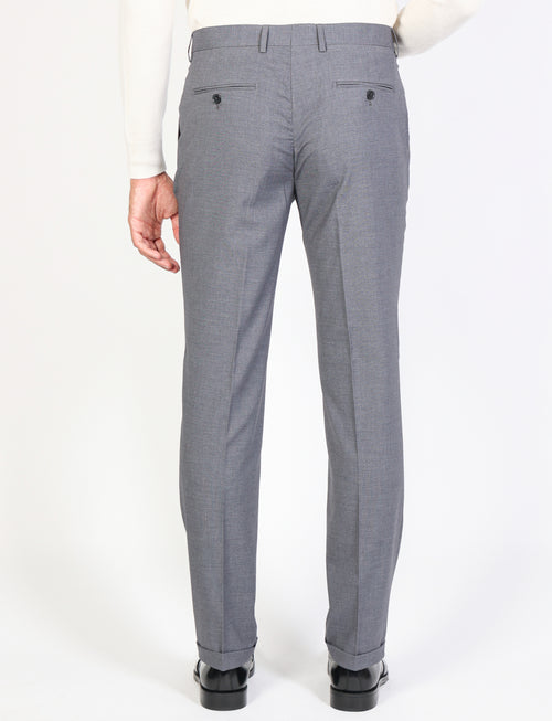 Classic solid color trousers 