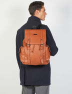 Zaino in eco-pelle con tasche