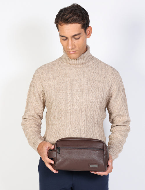 Necessaire in ecopelle luigi fusaro