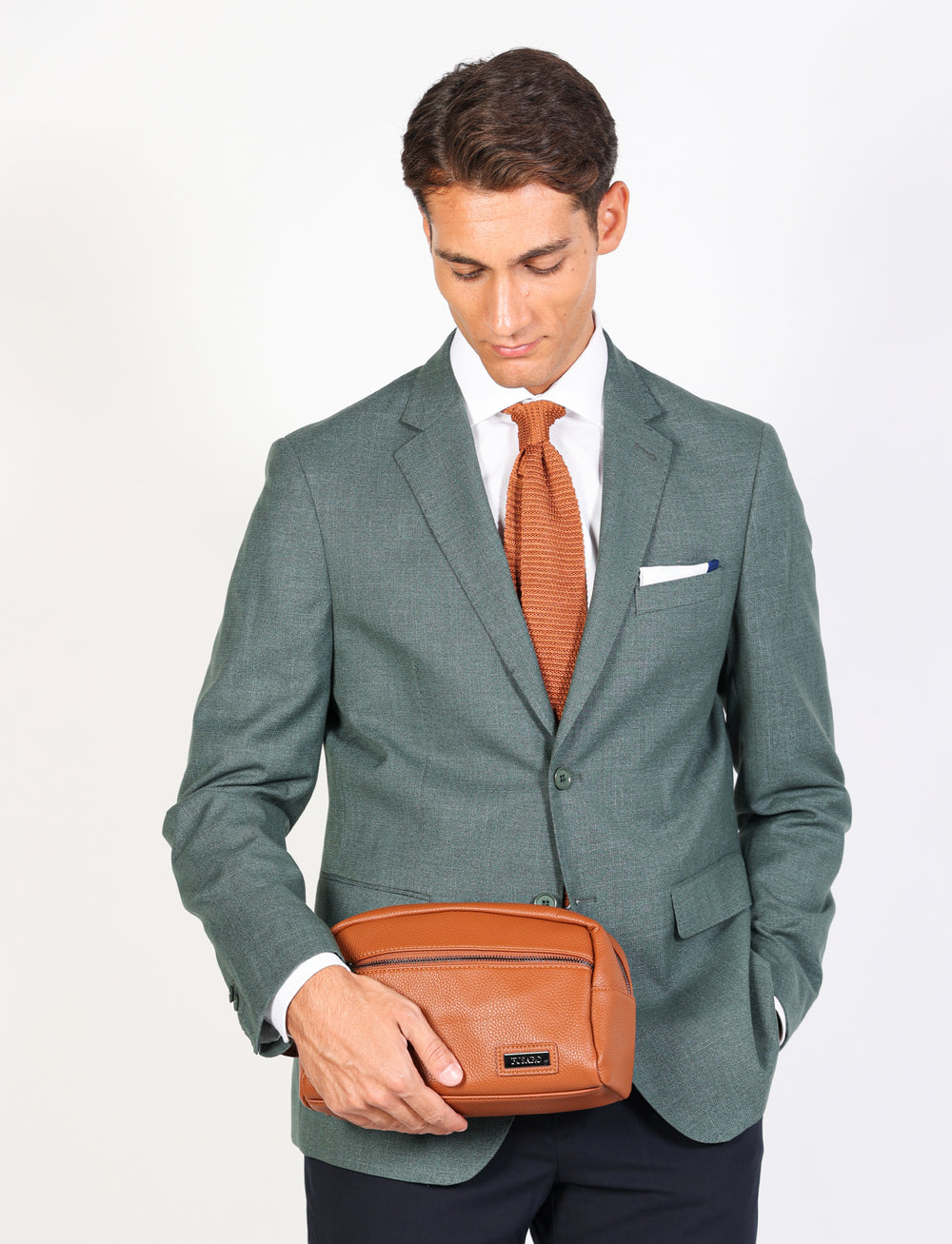 Eco-leather toiletry bag 
