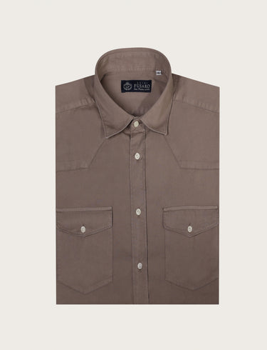 Camicia in cotone con tasche