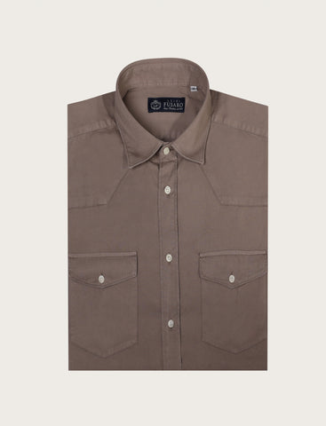 Cotton shirt with pockets 