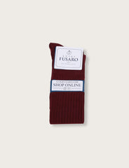 Solid color cotton socks 