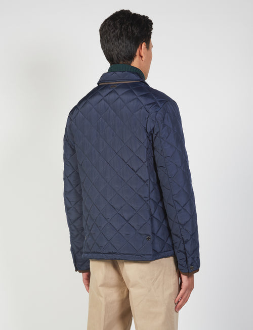 Padded jacket with diamond quilting 