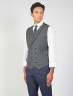 Gilet in lana pied de poule