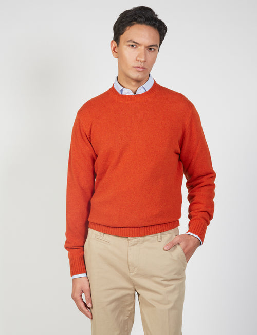 Maglia girocollo in lambswool