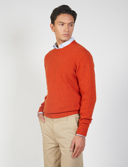 Maglia girocollo in lambswool