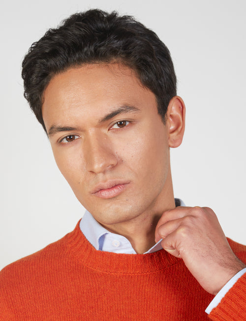 Maglia girocollo in lambswool