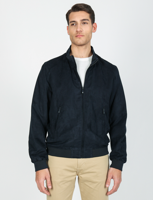 Bomber in alcantara