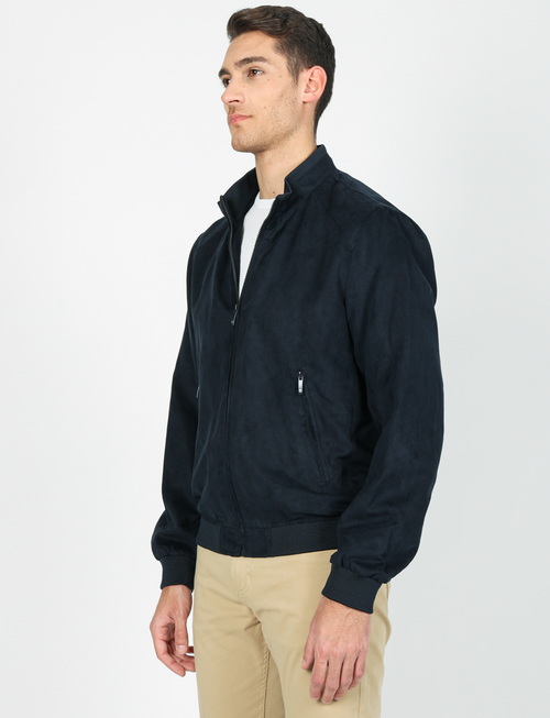 Bomber in alcantara