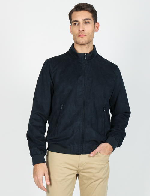 Bomber in alcantara