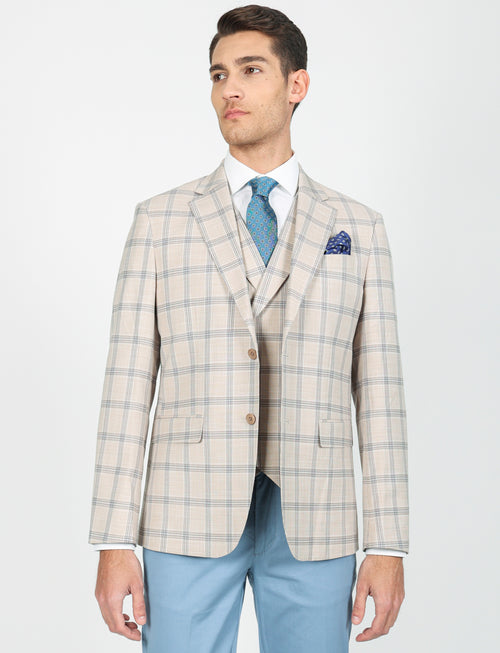 Gilet fantasia galles doppiopetto