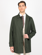 Unlined trench coat in technical fabric 