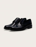 Scarpe derby in pelle abrasivata