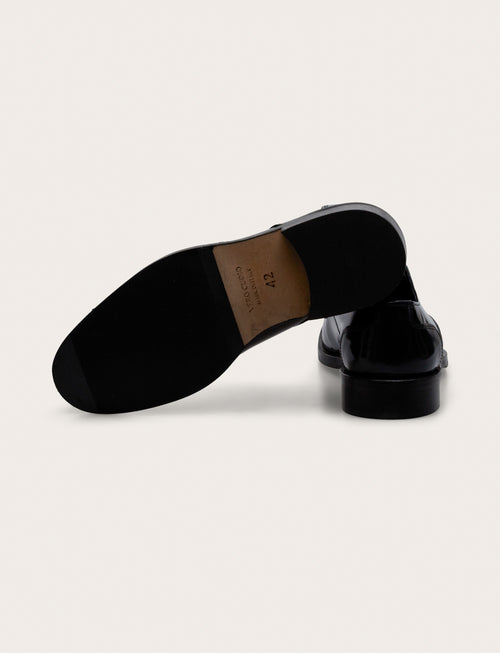 Scarpe derby in pelle abrasivata