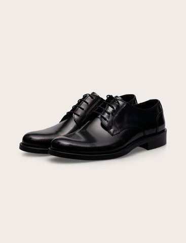 Scarpe derby in pelle abrasivata