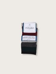 Wide Striped Cotton Socks 