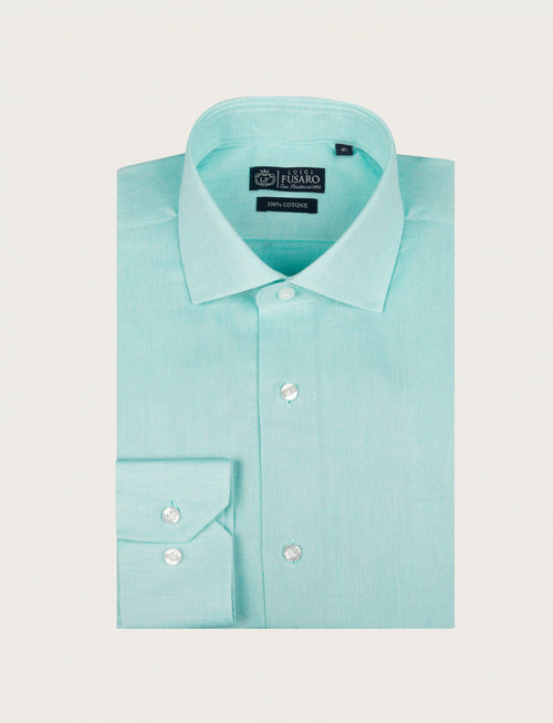 Cotton turn-down shirt 