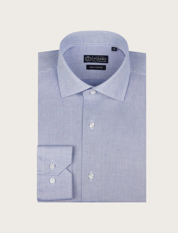 Cotton turn-down shirt 