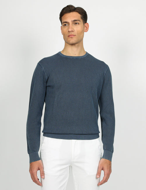 Maglia in grana di riso 100% cotone
