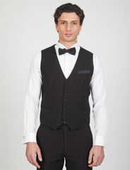 Gilet cerimonia con dettagli in raso