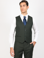 Gilet monopetto tinta unita