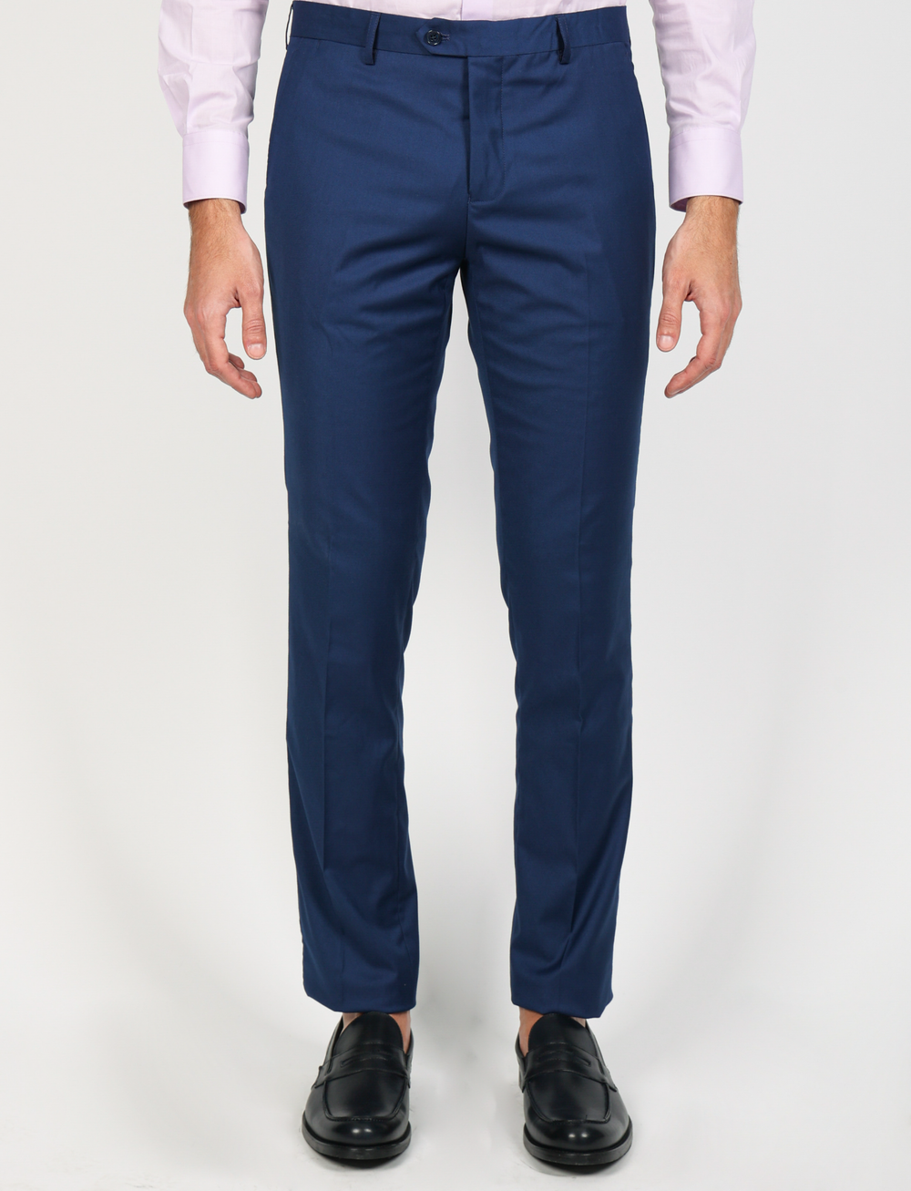 Solid color formal trousers 