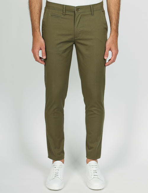 Pantaloni in twill di cotone