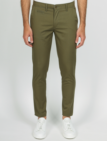 Pantaloni in twill di cotone