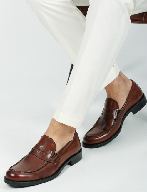 Pantaloni classici in cotone
