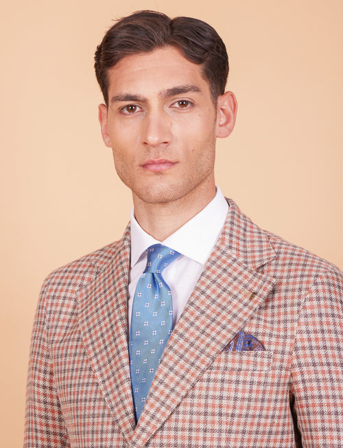 Giacca in lino, seta e cotone Vitale Barberis
