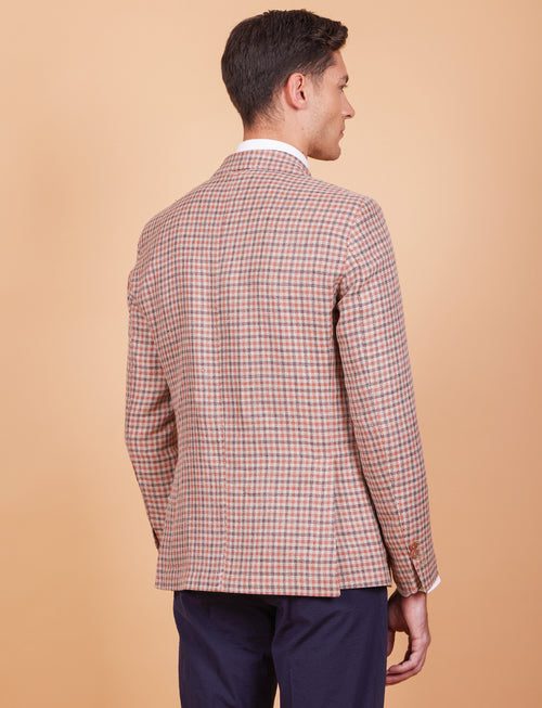 Giacca in lino, seta e cotone Vitale Barberis