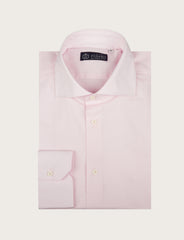 Camicia tinta unita in cotone stretch