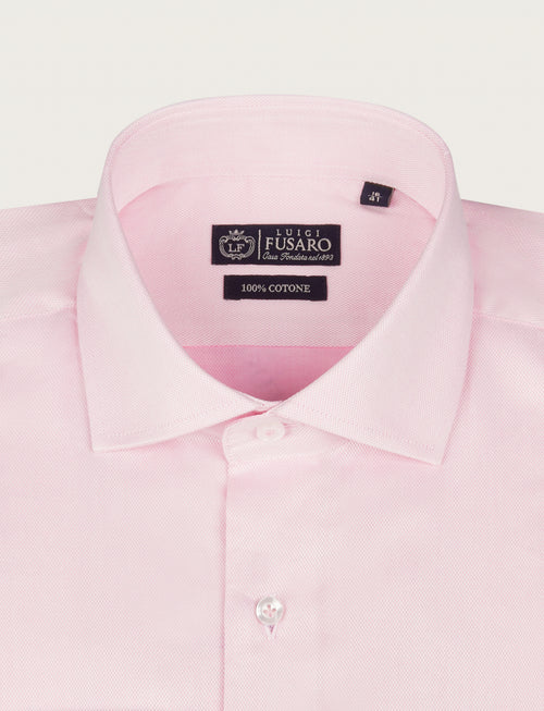 Camicia in cotone nido d'ape