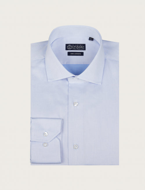 Camicia in cotone nido d'ape