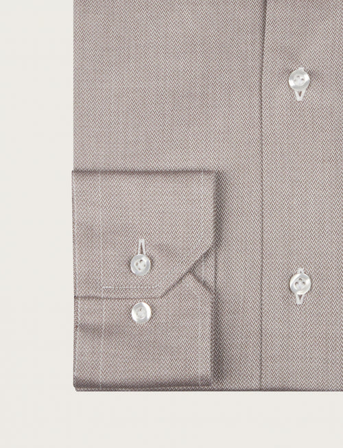 Camicia in cotone fantasia resca