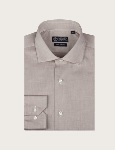 Camicia in cotone fantasia resca
